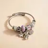 Pulseira Borboleta de Esmalte Cerâmico com Strass Transfronteiriça Europeia e Americana Pulseira Estilo Coreano Estilo Ins Pulseira com Senso de Design de Nicho
