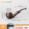 Pipa de Palo de Rosa Pipa Seca de Tres Propósitos Accesorios para Fumar al por Mayor Bolsa para Tabaco Cazoleta Pipa de Madera Maciza Filtrada de 9 mm Sándalo