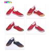 Zapatos de lona informales de protección laboral para mujeres de mediana edad y mayores. Oferta local. Zapatos planos sin cordones para madres. Zapatos para caminar en el trabajo.