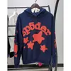 Blockbuster original de comercio exterior 450G chalecos acolchados de terciopelo para pastel sudadera con estampado de araña de espuma sudaderas Sp5der