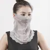 Mascarilla de Protección Solar, Cubre Cuello, Velo de Protección Solar, Bufanda de Cuello de Verano para Mujer, Cubre Cuello con Orejeras