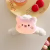 Grampo de Cabelo de Desenho Animado Recheado Estilo Coreano Outono e Inverno Grampo de Cabelo para Menina Grampo de Cabelo Fofo Grampo de Tubarão para Trás da Cabeça Tamanho Grande