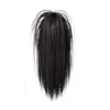Peruca Rabo de Cavalo com Presilha de Garra, Meio Preso Alto com Cascata, Cabelo Liso, Adiciona Volume, Trança Falsa Fofa, Modifica o Formato do Rosto, Rabo de Cavalo