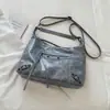 Bolso de Axila de Gran Capacidad Transfronterizo para Mujer Nuevo Estilo 2026 de Moda Genial Bolso de Motocicleta Casual para el Trabajo Bolso de Hombro Cruzado Tote