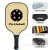 Procesamiento de Palas de Pickleball de Madera, Fabricante Transfronterizo de Pickleball, Pala de Madera con Fibra de Vidrio Esmerilada Fibra de Carbono 3K para Uso en Exteriores