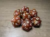 Dados Poliedros Transparentes Coloridos Mistos Multicoloridos de 20 Lados para Jogos de Tabuleiro e RPG de Mesa, Fornecimento Direto do Exterior Dados de Acrílico