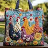 2026 Nueva Serie Transfronteriza de Pollo Estampado Digital Bolso Tote Acolchado de Hombro de Moda