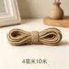 Cuerda de yute natural, cuerda hecha a mano, cuerda para atar, etiquetas DIY para embalaje, cuerda de yute para regalos de Navidad, especial transfronterizo