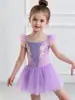 Vestido de Ballet para Niñas, Disfraz Verde de Halloween para Actuación de Niñas, Vestido de Princesa de Tul Suave, Atuendo Inflado para Actuación de Año Nuevo