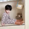 Traje de Otoño e Invierno Grueso sin Huesos con Dibujos Animados de Cerdo Feliz para Niños, Pantalones Largos, Suéter de Algodón Lija para Bebés Niños y Niñas
