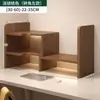 Prateleira de Armazenamento para Mesa, Estante de Mesa, Armazenamento para Mesa de Estudante em Casa, Armário de Canto Multicamadas, Suporte para Estação de Trabalho de Escritório