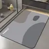 Alfombrilla de baño, alfombrilla absorbente de agua y de secado rápido para la entrada del baño o el inodoro