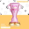 Modelo Nuevo Fútbol Baloncesto Base de Pie Globo de Papel de Aluminio Transfronterizo Trofeo Copa del Mundo Suministros para Eventos Deportivos