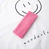 Faixa de Cabelo Lisa Masculina Tendência Street Absorvente de Suor e Antiperspirante Faixa Hip-Hop Versátil Faixa de Cabeça Tricotada Acessório de Cabeça Masculino Coreano Touca para Lavar o Rosto