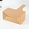Bolsa de Papel para Empacar Marrón Portavasos para Taza de Té con Leche Café Empaque para Llevar Bolsa Portavasos para Taza Tarjeta Blanca Portavasos para Taza de Papel Kraft