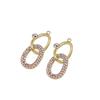 Pendientes de diamantes de cristal de circón largos de moda hechos a mano con borla dulce de diamantes pendientes de circón DIY pendientes 12