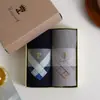Pañuelo de Hilo Teñido de Algodón Puro para Hombre de 43 cm, Estilo Delgado de Verano, Absorbente y para Secar el Sudor, Pañuelo a Cuadros Tradicional Teñido en Hilo, Suave
