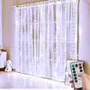 Lámpara de Cortina de Alambre de Cobre LED Transfronteriza Lámpara de Barra de Hielo de Alambre de Cobre Lámpara de Cascada de Cielo Estrellado USB de Ocho Funciones Ambiente Interior