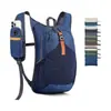 En stock nuevo mochila unisex ligera transpirable repelente al agua para senderismo bolsa de hombro doble plegable almacenamiento bolsa de viaje