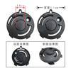 Accesorios para casco de motocicleta de coche eléctrico, hebilla de lente fija, conjunto de hebilla, tornillo de cinco velocidades, asiento de espejo de casco completo de tres velocidades