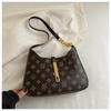 Impreso Retro Nuevo Casual Cadena Hombro Moda Gran Capacidad Diseño Texturizado 2025 Bolso Baguette Trendy de Axila