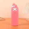 Porta-canetas de Silicone Desenho Animado Estojo Porta-lápis Estilo Fofo Armazenamento Porta-canetas de Alto Valor Estudante Criativo Bolsa de Papelaria Bolsa para Lápis
