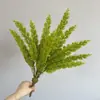 Plantas Verdes Artificiais Como Aspargo Cauda de Raposa, Samambaias Persas Tropicais e Grama Decorativa para Paisagismo de Micro-Paisagens e Projetos de Engenharia