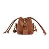 Bolso Litchi Shumai, elegante bolso cruzado para niña, diseño de nicho coreano, bolso de hombro para niña, pequeño bolso colgante para bebé.