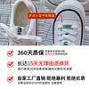 Tenis Blancos de Piel de Vaca de Primera Capa para Mujer, Nuevos para Primavera 2026, Tenis de Suela Gruesa que Aumentan la Altura, Zapatos Casuales Versátiles, Zapatos para Mujer con Punta Amplia