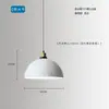 Lámpara colgante pequeña blanca de estilo industrial, creativa y única, adecuada para cafeterías, pastelerías, restaurantes y barras de bar, pantalla colgante de una cabeza tipo tapa de olla