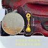 Tienda de oro mismo estilo interior y exterior latón esmerilado chapado en oro Pulsera Fu Man Loto Pulsera de cuentas doradas Joyería estilo antiguo de loto