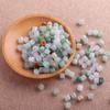 Myanmar jadeíta natural jade color cuentas pequeñas de tubo de jade collar pulsera DIY tubo cilíndrico corto de bambú con cuentas al por mayor