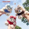 Novo Chaveiro de Boneca Urso Cookie Quente Genuíno Pingente Fofo para Bolsa de Casal Pequeno Presente Fonte de Suprimentos