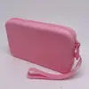 Bolsa Cuadrada de Silicona con Cremallera Pequeña Bolsa de Cosméticos Portátil Impermeable Bolsa para Guardar Certificados Pasaportes Bolso de Mano Nuevo Billetera para Monedas