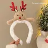 Acessório de Cabeça de Natal Alce Laço Faixa de Cabelo Feminina Criativa Engraçada Grampo de Cabelo Faixa de Cabelo de Galho de Alce Faixa de Cabelo para Fantasia de Festa Cabelo