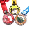 Medallas de Maratón Personalizadas de Aleación de Zinc Medallas de Maratón en Línea Medallas en Relieve Medallas Metálicas