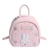 Linda Mochila de Conejo de Dibujos Animados con Alto Valor Estético, Versátil para el Uso Diario, Moderno Diseño de Lunares, Mochila para Viajes Diarios de Gran Capacidad