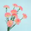 Cravo de 8cm Ramo Único Cravo Artificial Temporada de Formatura Dia dos Professores Dia das Mães Presente Buquê Arranjo de Flores Acessórios DIY