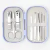 Conjunto de Cortadores de Unha, Cortadores de Unha de Alta Qualidade, Conjunto de Manicure, Ferramentas de Pedicure, Conjunto de 24 Peças para Uso Doméstico