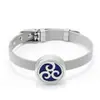 Pulsera de Aromaterapia Pulsera Hebilla para Aceite Esencial Hebilla de Acero de Titanio Reloj Ajustable con Pulsera Árbol de la Vida Fábrica Outlet