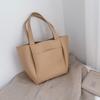 Novo estilo coreano commuter bolsa de ombro 2023 primavera e outono grande capacidade macio pu bag internet popular moda portátil tote bag