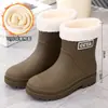 Novas Galochas da Moda Estilo Japonês para Mulheres, Galochas de Cano Curto, Sapatos de Água Baixos, Antiderrapantes, Adequados para Lavar o Carro, Fazer Compras e Uso na Cozinha, Sapatos de Borracha