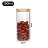 Pote de Vidro Selado Transfronteiriço Pote de Vidro Borossilicato para Chá Pote de Armazenamento de Frutas Secas Cereal Doce Pote de Vidro com Tampa