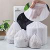 Bolsa de lavandería para lavadora, bolsa de lavado engrosada especial, bolsa de malla gruesa y fina con cordón, bolsa de malla para lavandería, traje de lavado y cuidado del hogar al por mayor