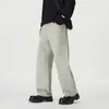 Pantalones casuales para hombre, nueva colección primavera/otoño 2026, corte holgado, fluidos, estilo de pierna recta, versátiles pantalones retro de pierna ancha, al por mayor