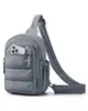 Bolsa Transversal Feminina Pequena de Penas Amazon Puffer Acolchoada Bolsa de Peito Única Alça Única Multibolsos Impermeável Mochila de Viagem
