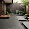 Azulejos de Quartzo de Corpo Inteiro para Vilas, Azulejos Antiderrapantes para Jardim Externo, Azulejos para Pátio Estilo Creme, Azulejos de Pedra Artificial em PC para Paisagismo Externo