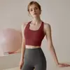 Chaleco de Yoga para Mujer con Copa Fija Espalda Bonita Sujetador Deportivo para Entrenamiento de Pilates de Intensidad Media-Alta a Prueba de Impactos
