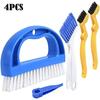 Cepillo para juntas de 4 piezas transfronterizo, cepillo de limpieza, lavador de limpieza, cepillo para lechada de tanque de 4 piezas, espacio para azulejos de cerámica, bañera, lavabo
