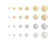 Chapado en Oro de 14K Conservación del Color Patrón de Calabaza Linterna Espaciadores para Pulsera Cuentas Sueltas Collar Materiales Hechos a Mano para DIY Accesorios de Joyería